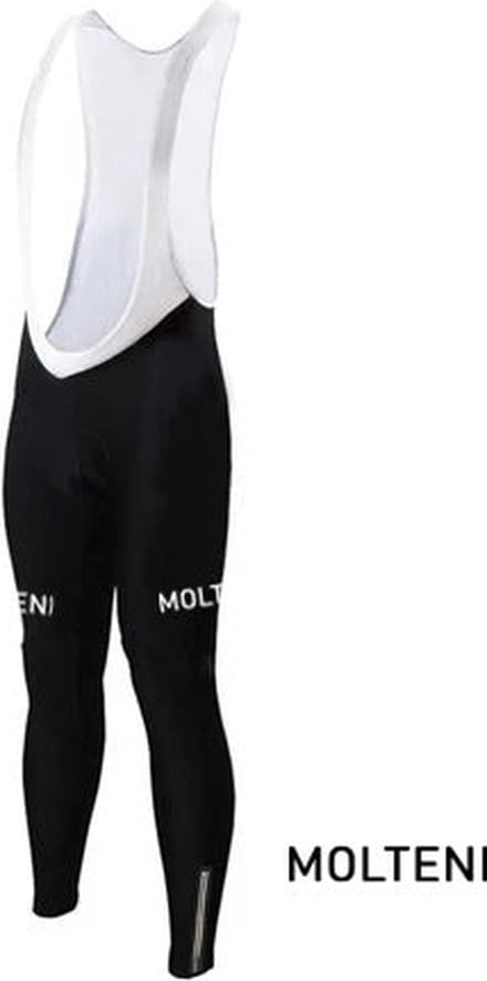 Lange Wielerbroek Molteni Zwart - REDTED - S