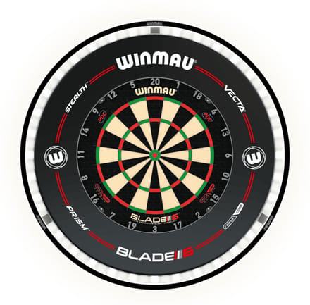 Winmau Blade 6 Triple Core + Winmau Pro Line Surround + Winmau Plasma - Dartset