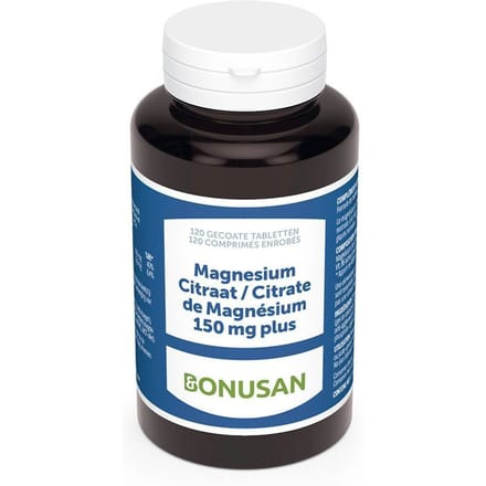 BONUSAN Magnesium Citraat 150 mg plus 120 Gecomprimeerde tabletten