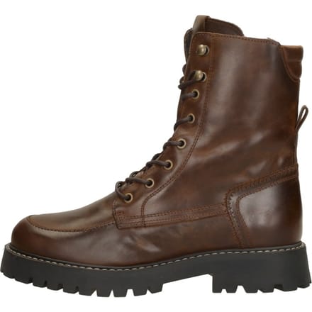 Palpa Stela Veterschoenen Hoog - cognac - Maat 41