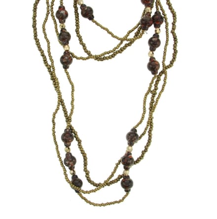 Behave - Set kettingen dames - Kralenmix - Boho laagjes - 120 cm