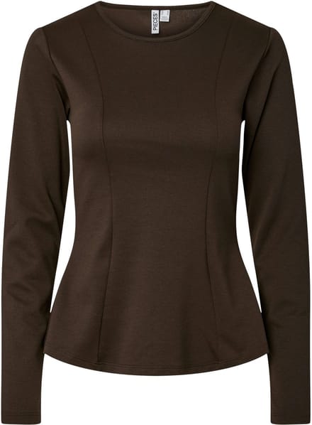 PIECES - PCLUCCI LS PEPLUM TOP JRS D2D - Meisjes - Blouses