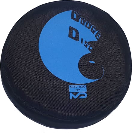 MD Sport - DodgeDisc zwart klein - Veilige frisbee - Trefbal frisbee - Dodgebee
