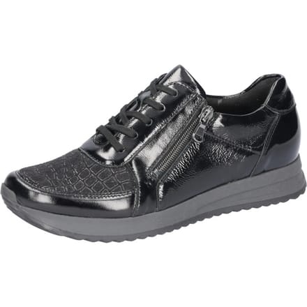 Waldläufer H-Vicky - dames sneaker - Zwart - maat 36 (EU) 3.5 (UK)