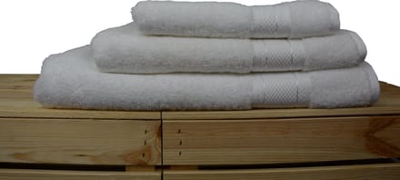 ARTG® Natural Bamboo - Handdoek - 50 x 100 cm - Wit - White - SET 4 stuks