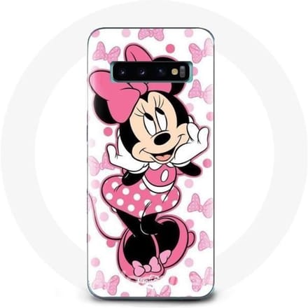 Coque - Minnie Mouse - Samsung Galaxy S10 Edge - Rose - Souple - Protection smartphone rose