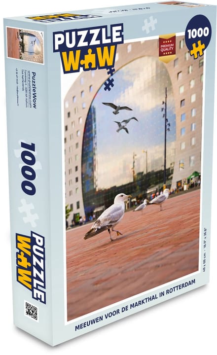 Puzzel Rotterdam - Nederland - Vogel - Legpuzzel - Puzzel 1000 stukjes volwassenen