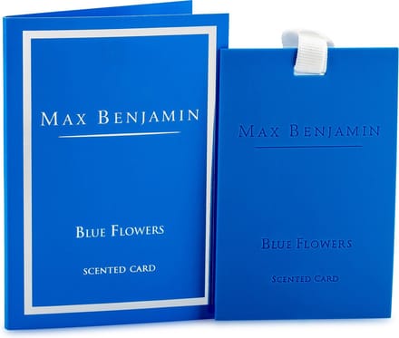 Max Benjamin Geurkaart Blue Flowers