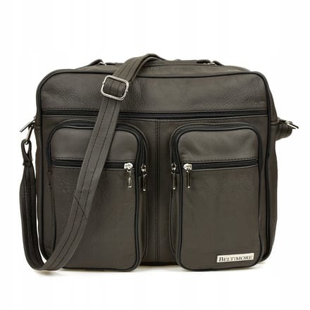 Leren herentas Brons Laptoptas Groot Werk Beltimore H84