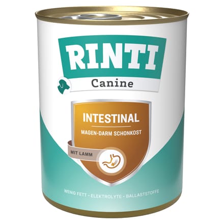 RINTI Canine Intestinal met Lamsvlees 800 g  - 6 x 800 g