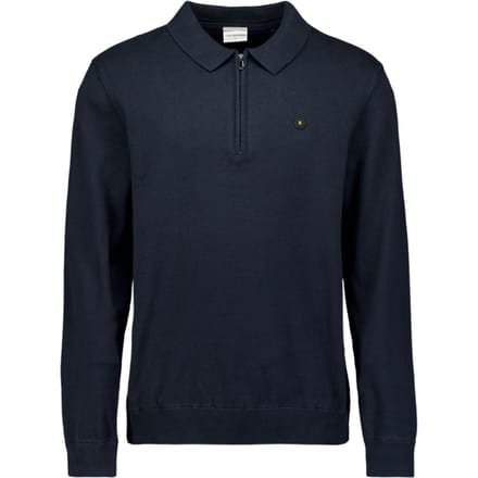 No Excess Pullover Polo Half Zipper Solid Knit Night Größe: M | Poloshirts Outlet | Herren | Schwarz