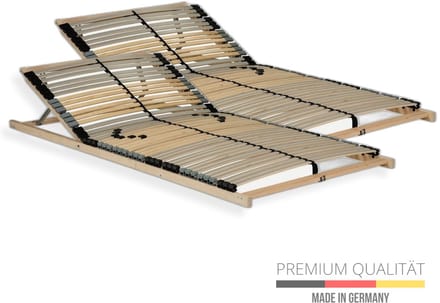 lattenbodem 200x200 (2x 100x200) - 7 zones - verstelbaar hoofdbord - Sleepneo - bedbodem