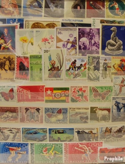 all World 2,500 different Stamps (Stamps for collectors)