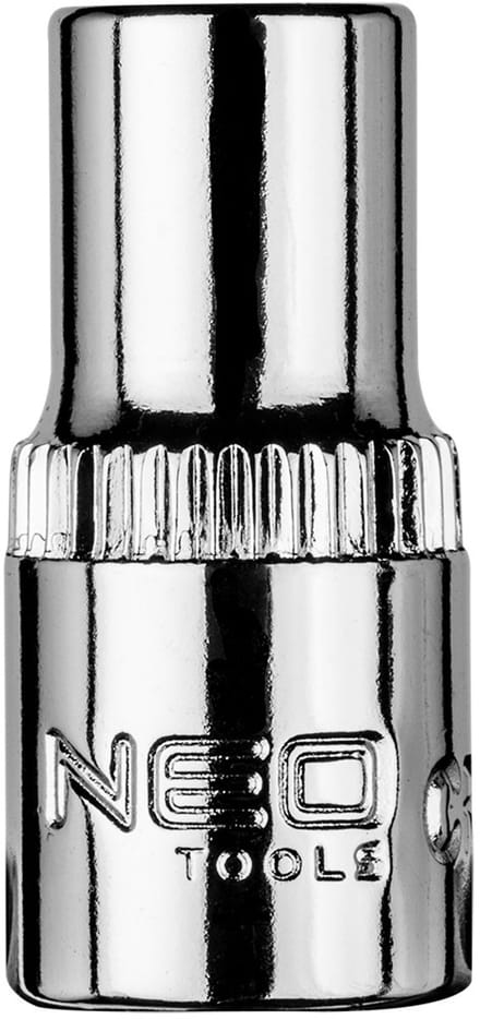 NEO - Zeskantige Dopsleutel - 1/4 inch - 6 mm - Chromovanadiumstaal
