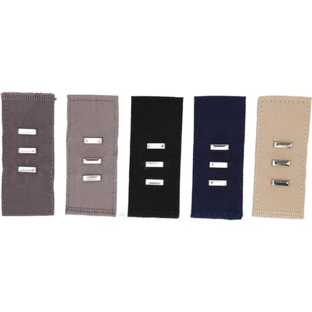 5 stuks Elastische Tailleverlengers Verstelbaar Eenvoudige Installatie Broek Knop Verlengstuk Tailleband black