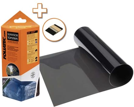 Foliatec Topstripe zonneband zwart 15x152cm