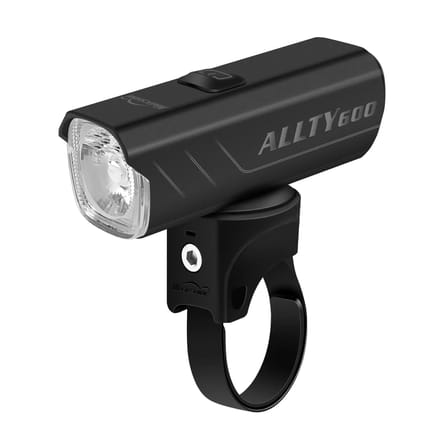 Merkloze Fietsvoorlamp 600 Lumen met Anti-Glare & USB-C