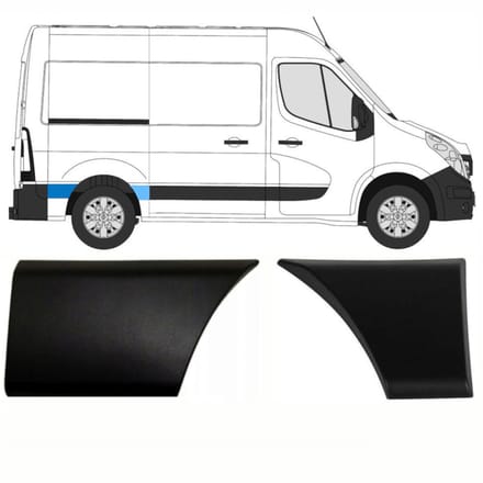 Sierlijsten set voor Renault Master 2010- / Rechts