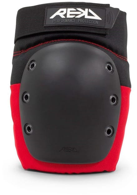 Rekd Ramp - Kniebeschermers - Zwart Rood - XS