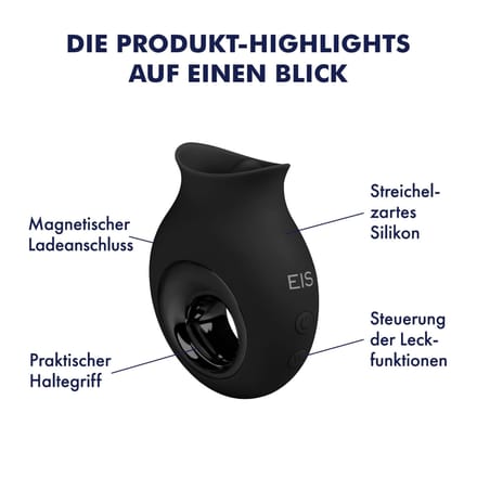 Siliconen tongvibrator, 9,4 cm