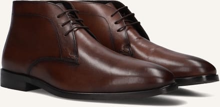 STEFANO LAURAN 92301 Veterschoenen - Heren - Cognac - Maat 42