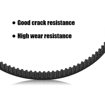 6mm Breedte GT2 Rubberen Gesloten Lus Synchronische Tandriem voor 3D Printer (GT2-300mm) black