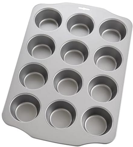 Mini Muffinvorm 12 Cup - Koolstofstaal met Snelsluiting en Anti-aanbaklaag