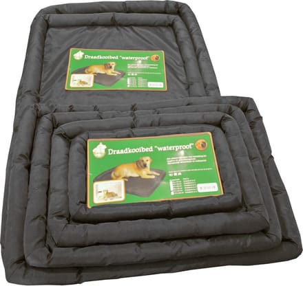 Draadkooibed waterproof zwart 48x25 cm
