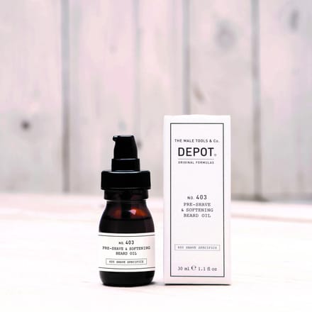 Dépôt, 400 Spécificités Rasage Non. 403, Amande Douce, Adoucissante, Huile de Prépargement, 30 ml