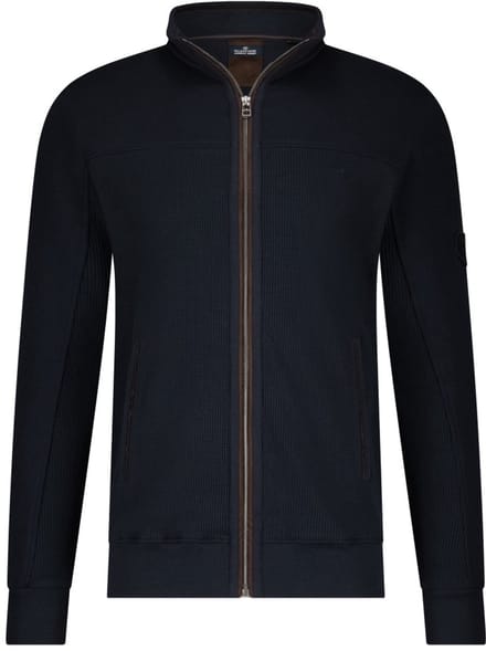 Fellows United Cardigan Vest Waffle Structure Navy (51.2604 - 110)
