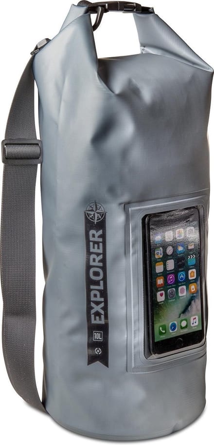 Celly Drybag Explorer 10 Liter 17 X 54 Cm Pvc Zilvergrijs