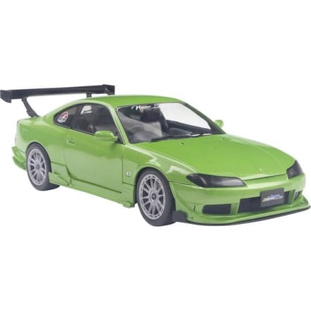 Nissan Silvia S15 Spec-R Aero Solido Works '99, groen Solido schaal 1:18