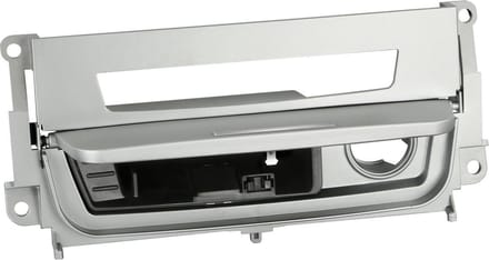 1-DIN Paneel geschikt voor BMW 3-Serie (E90/E91/E92/E93) 03/2005 Kleur: Zilver