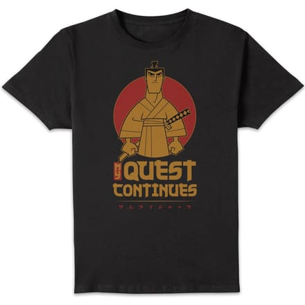 Samurai Jack My Quest Continues Men's T-Shirt - Black - XL
