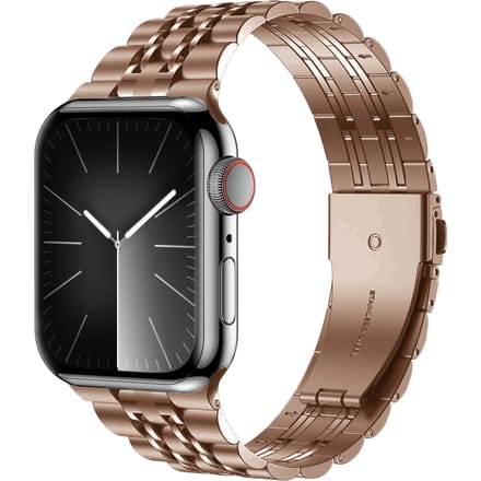 Kalebol Apple Watch Stalen Bandje 45-46mm Roségoud