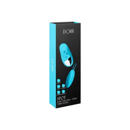 Dorr Spot Vibrerend Eitje plus Opleg Vibrator - Turquoise