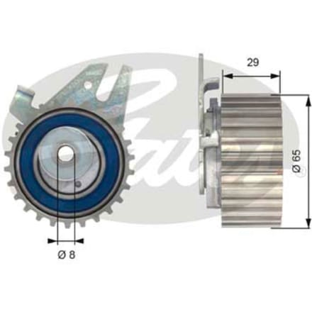 Spanpoelie, PowerGrip distributieriem GATES T43043