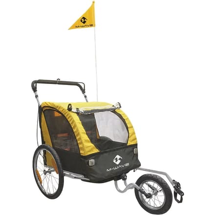 M-wave Carry All 3 in 1 - Fietskar - 20 inch Wielmaat - Geel