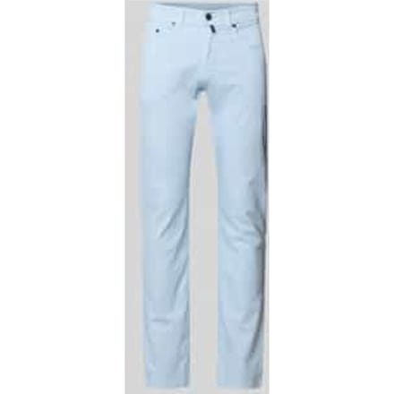 Jeans met labeldetail model 'Lyon'