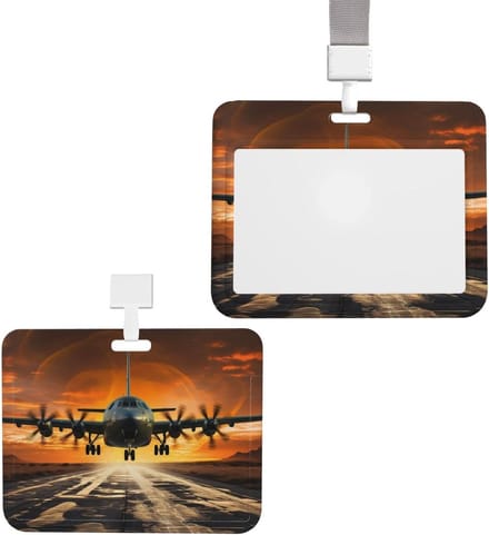 ID-kaarthouder met Lanyard - Badge Protector - Veilig Identificeren - Uitschuifbare Lijn - 10.2x7.6 cm - Wit
