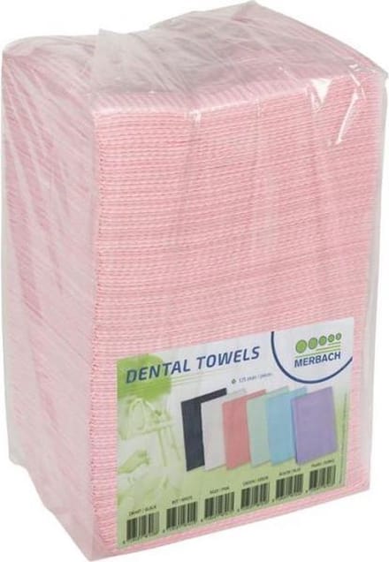 Dental Towels Rose 125 stuks;  Table Towel;  Nagel Styling; Pedicure