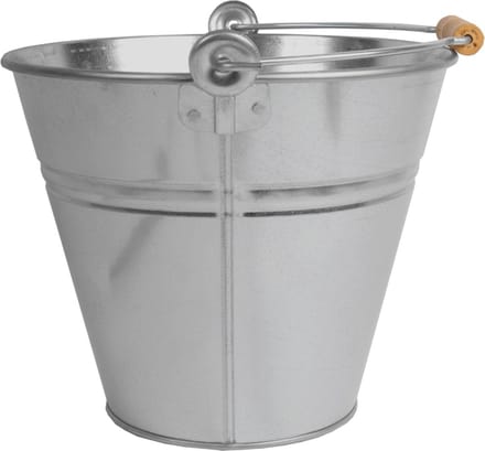 Talen Tools - Emmer - Verzinkt staal - Met hengsel - 10 liter