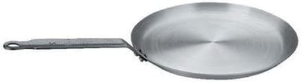 Crêpespan - Pannenkoekenpan rond - Crêpes maken - Europees product - diameter 26 cm - Zilver