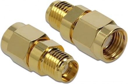 RP-SMA (m) - SMA (v) adapter - 50 Ohm / 10 GHz