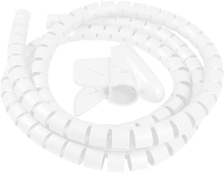 Solidchoice - 10mm Spiral Kabelorganizer, 5 Meter Wit