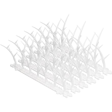 30cm Vogelafschrikpinnen Plastic Vogelafweerpinnen voor Hek Dak Brievenbus Raam white