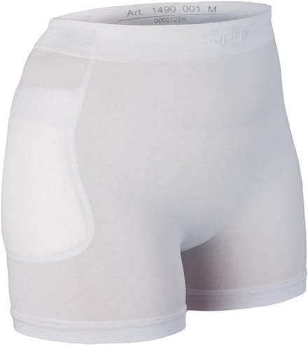 Heupbescherming Slips Zonder Beschermers Maat X-Large Wit