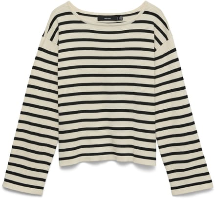 VERO MODA - VMNOMA LS BOATNECK PULLOVER NOOS - Dames - Gebreide truien