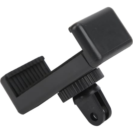 Universele monopod statiefadapter smartphonehouder met cold shoe voor live streaming black