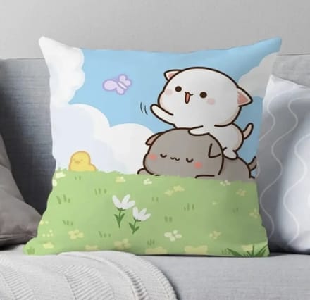 Velvet Cuddle Cats Collection kussenhoes - 45x45 cm